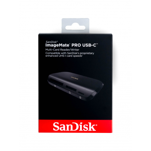 Картридер SanDisk ImageMate PRO Multi-Card 3 в 1 (СF+SD+microSD) Чтение/Запись USB-C