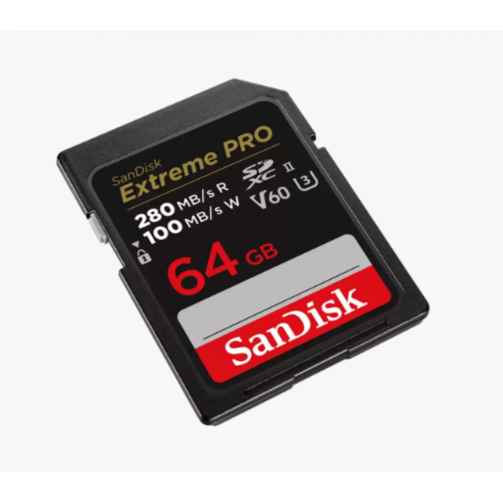 Карта памяти sdxc sandisk 64gb extreme pro uhs i u3 v30