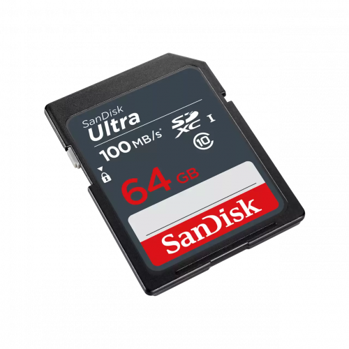 Карта памяти SanDisk SDХC Ultra  064 ГБ Class 10 UHS-I, 100 Мб/с