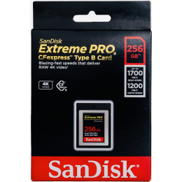 Карта памяти SanDisk Extreme Pro CFexpress Card Type B – 256 ГБ