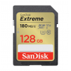 Карта памяти SanDisk Extreme SDXC 128 ГБ Class 10 UHS-I U3 V30 180/90 МБ/с