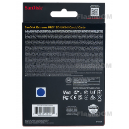 Карта памяти SanDisk Extreme PRO 6K-Video 128 ГБ SDXC Class 10 UHS-II V60 280/100 Мб/с