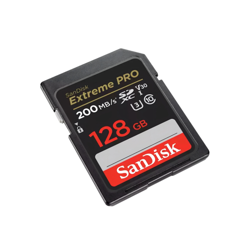 Карта памяти SanDisk Extreme PRO SDXC 128 ГБ Class 10 UHS-I V30 200/90 Мб/с