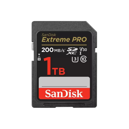 Карта памяти SanDisk Extreme PRO SDXC 1 ТБ Class 10 UHS-I V30 200/140 Мб/с