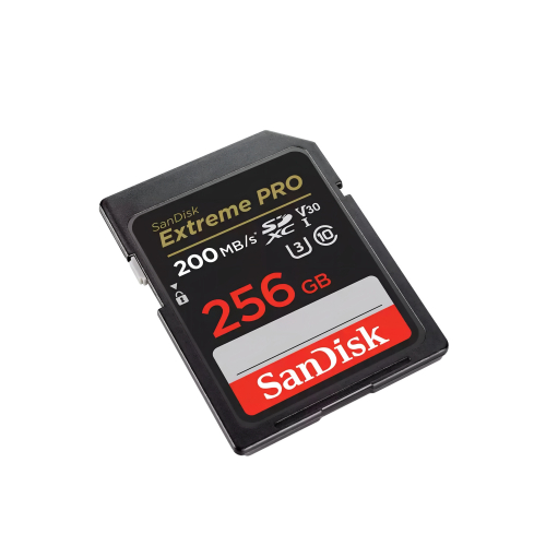Карта памяти SanDisk Extreme PRO SDXC 256 ГБ Class 10 UHS-I V30 200/140 Мб/с