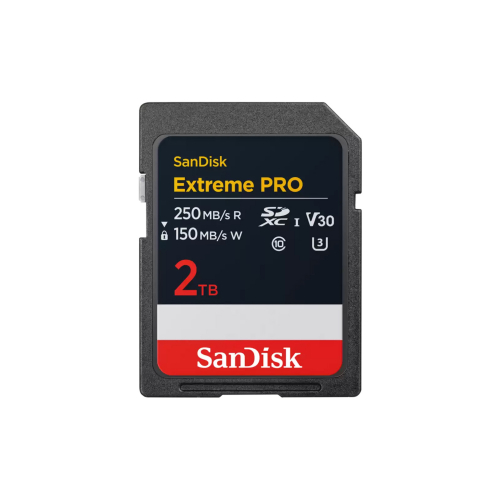 Карта памяти SanDisk Extreme PRO SDXC. 2 ТБ Class 10 UHS-I V30 250/150 Мб/с