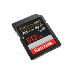Карта памяти SanDisk Extreme PRO SDXC 512 ГБ Class 10 UHS-I V30 200/140 Мб/с