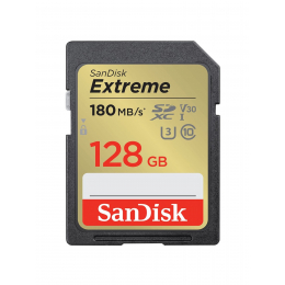 Карта памяти SanDisk Extreme SDXC 256 ГБ Class 10 UHS-I V30, 180/130 Мб/с
