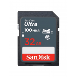 Карта памяти SanDisk SDHC Ultra  032 ГБ Class 10 UHS-I, 100 Мб/с