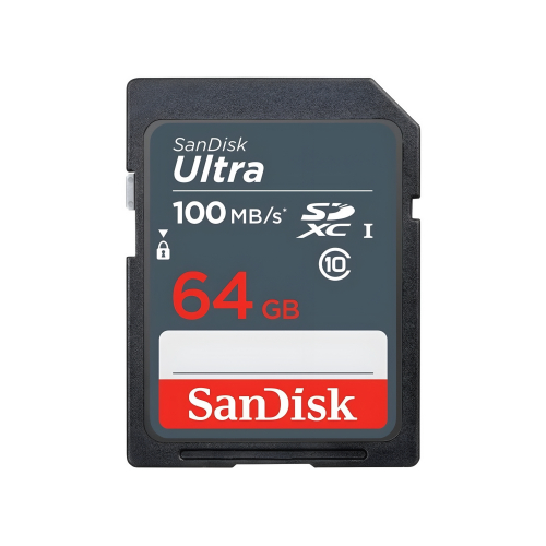 Карта памяти SanDisk SDХC Ultra  064 ГБ Class 10 UHS-I, 100 Мб/с