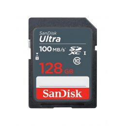Карта памяти SanDisk SDХC Ultra  128 ГБ Class 10 UHS-I, 100 Мб/с