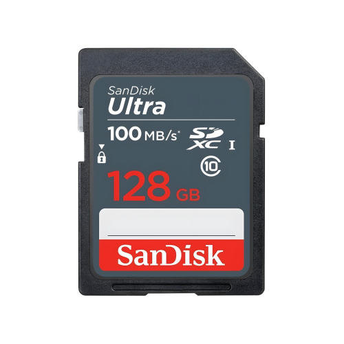 Карта памяти SanDisk SDХC Ultra  128 ГБ Class 10 UHS-I, 100 Мб/с