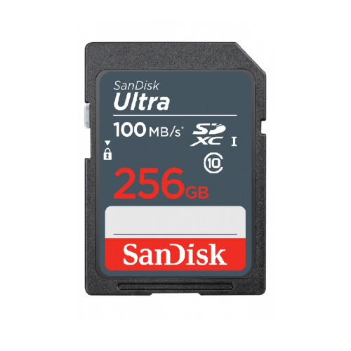 Карта памяти SanDisk SDХC Ultra  256 ГБ Class 10 UHS-I, 100 Мб/с