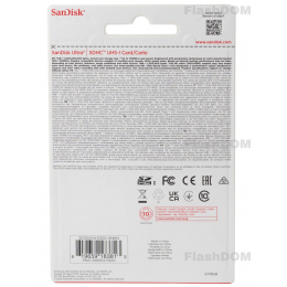 Карта памяти SanDisk Ultra SDXC 032 ГБ Class 10 UHS-I, 120 Мб/с