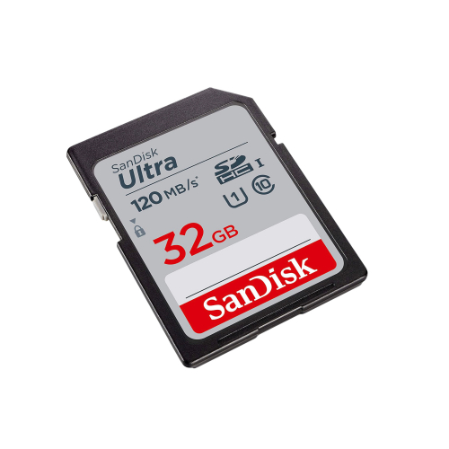 Карта памяти SanDisk Ultra SDXC 032 ГБ Class 10 UHS-I, 120 Мб/с