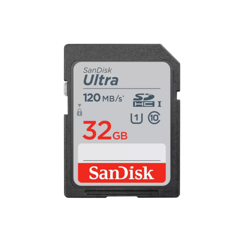 Карта памяти SanDisk Ultra SDXC 032 ГБ Class 10 UHS-I, 120 Мб/с