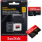 Карта памяти SanDisk Extreme PRO microSDXC- 1TБ  UHS-I, 200/140 Мб/с + SD адаптер