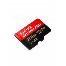 Карта памяти SanDisk Extreme PRO microSDXC 256 ГБ UHS-I, 200/140 Мб/с + SD адаптер