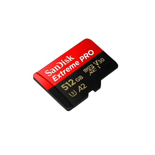 Карта памяти SanDisk Extreme PRO microSDXC 512 ГБ UHS-I, 200/140 Мб/с + SD адаптер