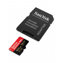 Карта памяти SanDisk Extreme PRO microSDXC 512 ГБ UHS-I, 200/140 Мб/с + SD адаптер