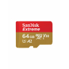 Карта памяти SanDisk Extreme microSDXC 64 ГБ Class 10 UHS-I V30 A2, 170/80 Mb/s