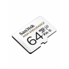 Карта памяти SanDisk MicroSDXC High Endurance Video Monitoring Card 064 ГБ Class 10 UHS-I U3, 100 Мб/с + SD адаптер