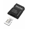 Карта памяти SanDisk MicroSDXC High Endurance Video Monitoring Card 128 ГБ Class 10 UHS-I U3, 100 Мб/с + SD адаптер