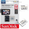 Карта памяти SanDisk MicroSDXC High Endurance Video Monitoring Card 128 ГБ Class 10 UHS-I U3, 100 Мб/с + SD адаптер