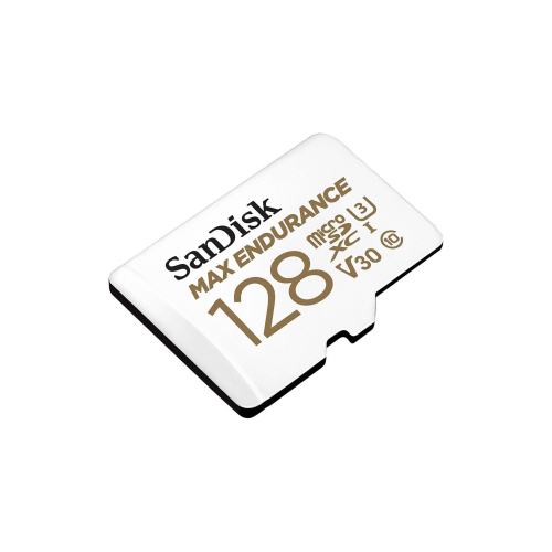 Карта памяти SanDisk MicroSDXC 128 ГБ MAX Endurance Home Security Card Class 10 UHS-I U3, 100 Мб/с + SD адаптер