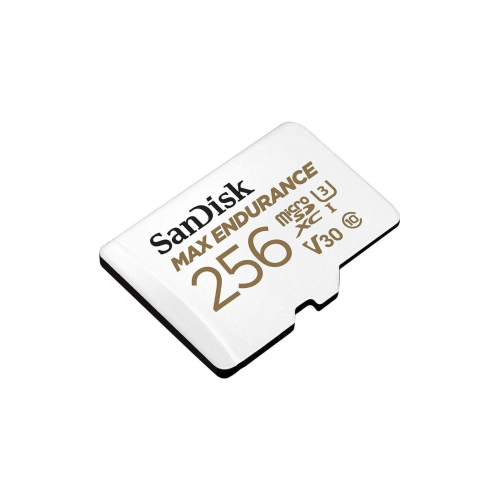 Карта памяти SanDisk MicroSDXC 256 ГБ  MAX Endurance Home Security Card Class 10 UHS-I U3, 100 Мб/с + SD адаптер