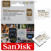 Карта памяти SanDisk MicroSDXC 256 ГБ  MAX Endurance Home Security Card Class 10 UHS-I U3, 100 Мб/с + SD адаптер