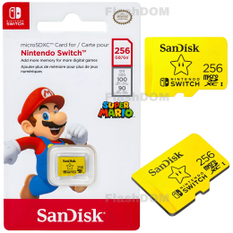 Карта памяти SanDisk Nintendo Switch 256 ГБ Ultra UHS-I, 100 Мб/с