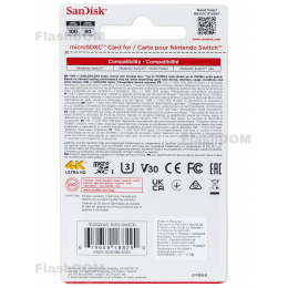 Карта памяти SanDisk Nintendo Switch 512 ГБ Ultra UHS-I, 100 Мб/с