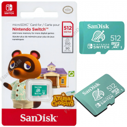Карта памяти SanDisk Nintendo Switch 512 ГБ Ultra UHS-I, 100 Мб/с