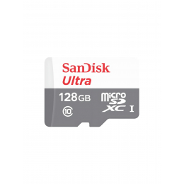 Карта памяти SanDisk Ultra microSDXC 128 ГБ Ultra UHS-I, 100 Мб/с