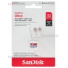 Карта памяти SanDisk Ultra microSDHC 32 ГБ Class 10 UHS-I A1, 120 Мб/с