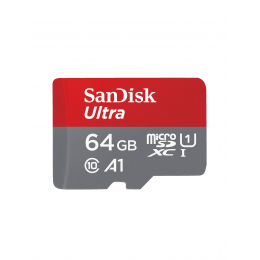 Карта памяти SanDisk 064 ГБ microSDXC Ultra Class 10 UHS-I A1, 140 Мб/с