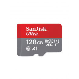Карта памяти SanDisk 128 ГБ microSDXC Ultra Class 10 UHS-I A1, 140 Мб/с