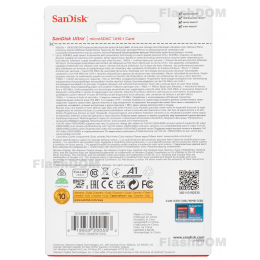 Карта памяти SanDisk 512 ГБ microSDXC Ultra Class 10 UHS-I A1, 150 Мб/с