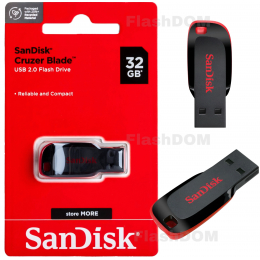 Флеш-накопитель SanDisk - 032 ГБ Cruzer Blade
