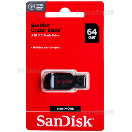 Флеш-накопитель SanDisk - 064 ГБ Cruzer Blade