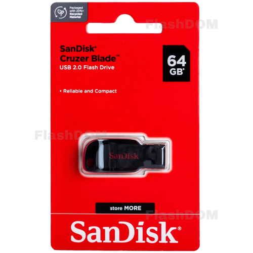 Флеш-накопитель SanDisk 064 ГБ Cruzer Blade