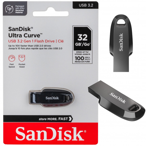 Флэш карта SanDisk Ultra Curve 3.2 - 032 ГБ