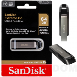 Флеш-накопитель SanDisk USB 3.2 Flash Drive - 064 ГБ Extreme Go Type A