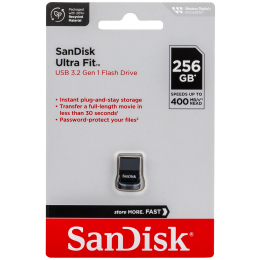 Флэш карта SanDisk Ultra Fit USB 3.2 - 256 ГБ
