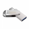 Флэш карта Ultra Dual Drive Luxe - 128 ГБ с интерфейсом USB Type-C/Type-A, 400 Мб/с