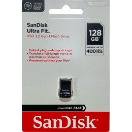 Флэш карта SanDisk Ultra Fit USB 3.2 - 128 ГБ