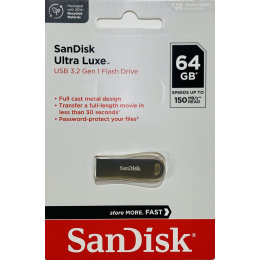 Флэш-накопитель SanDisk Ultra Luxe USB 3.2 Gen1- 064 ГБ