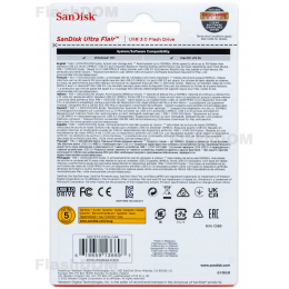 Флеш-накопитель SanDisk Ultra Flair USB 3.0 Flash Drive - 032 Гб