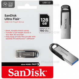 Флеш-накопитель SanDisk Ultra Flair USB 3.0 Flash Drive - 128 Гб